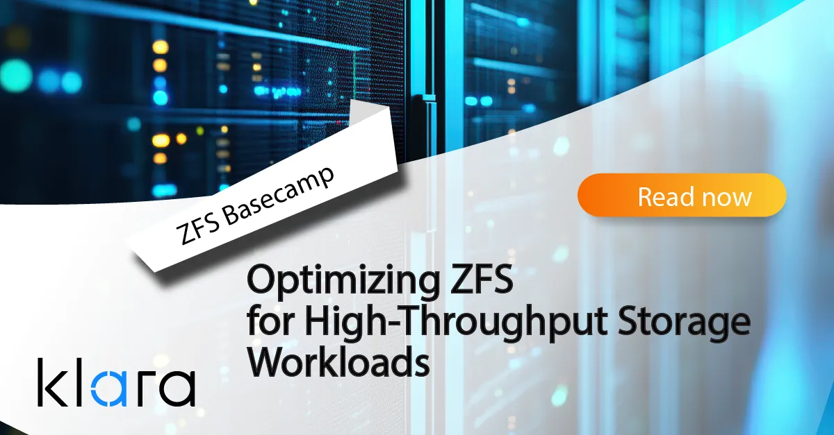 Klara ZFS Basecamp